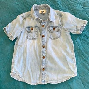 Boys 4T Demin Button Down